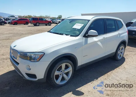 2017 BMW X3 Sdrive28I из США, поврежденный, VIN 5UXWZ7C37H0X42033